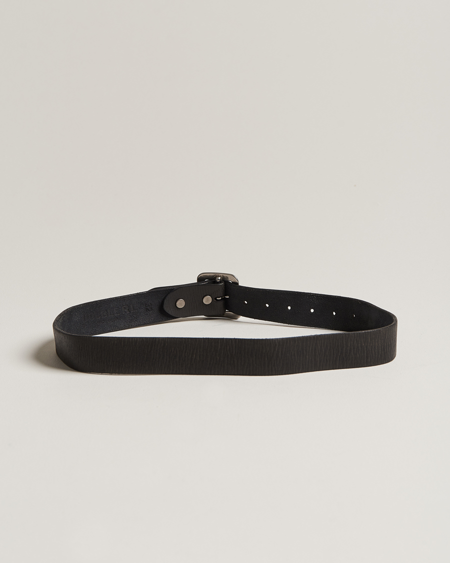 Herr | Bälten | RRL | Tumbled Leather Belt Vintage Black