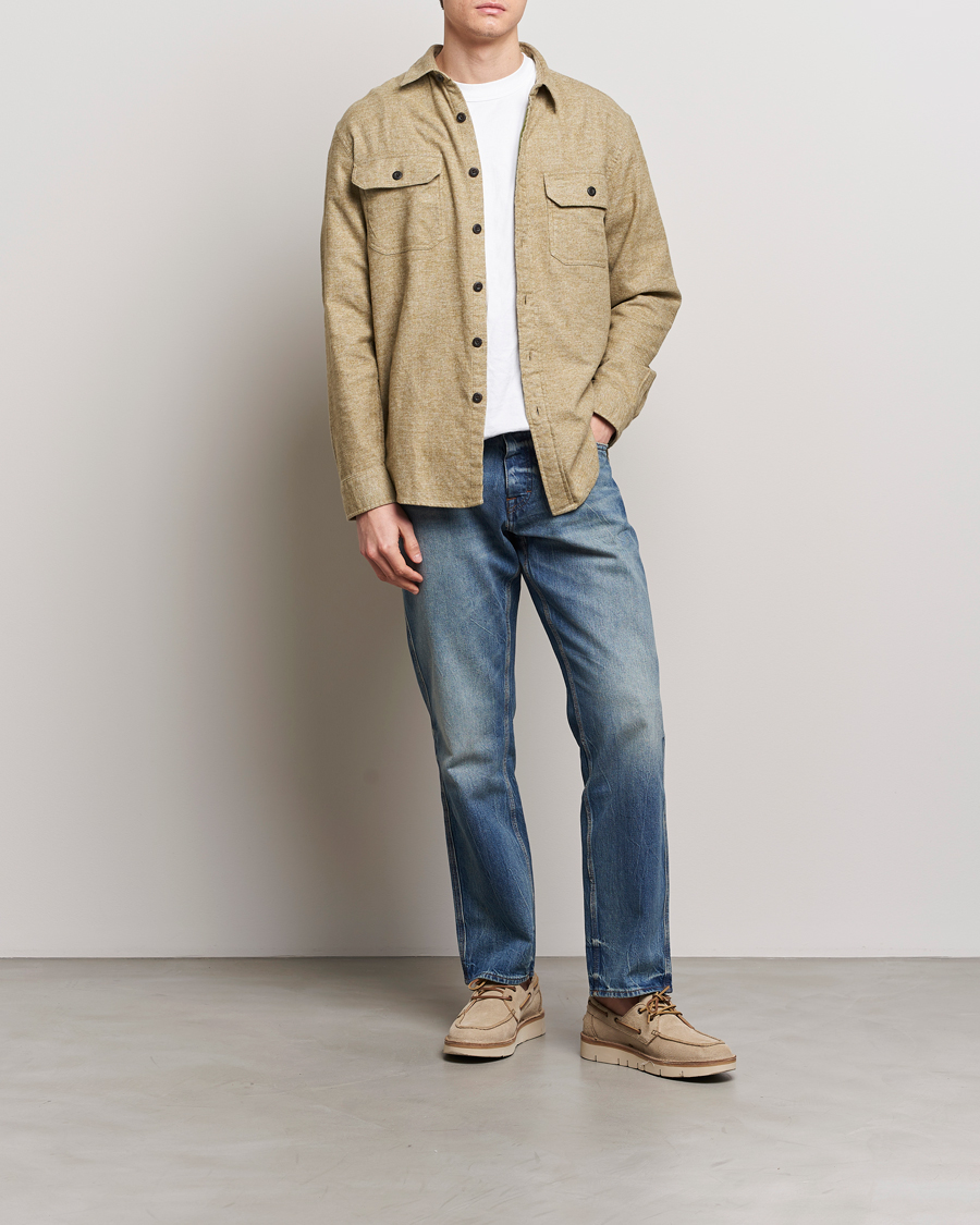 Herr | Skjortor | Pendleton | Burnside Flannel Shirt Olive