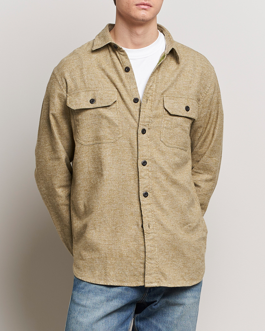 Herr | Kläder | Pendleton | Burnside Flannel Shirt Olive