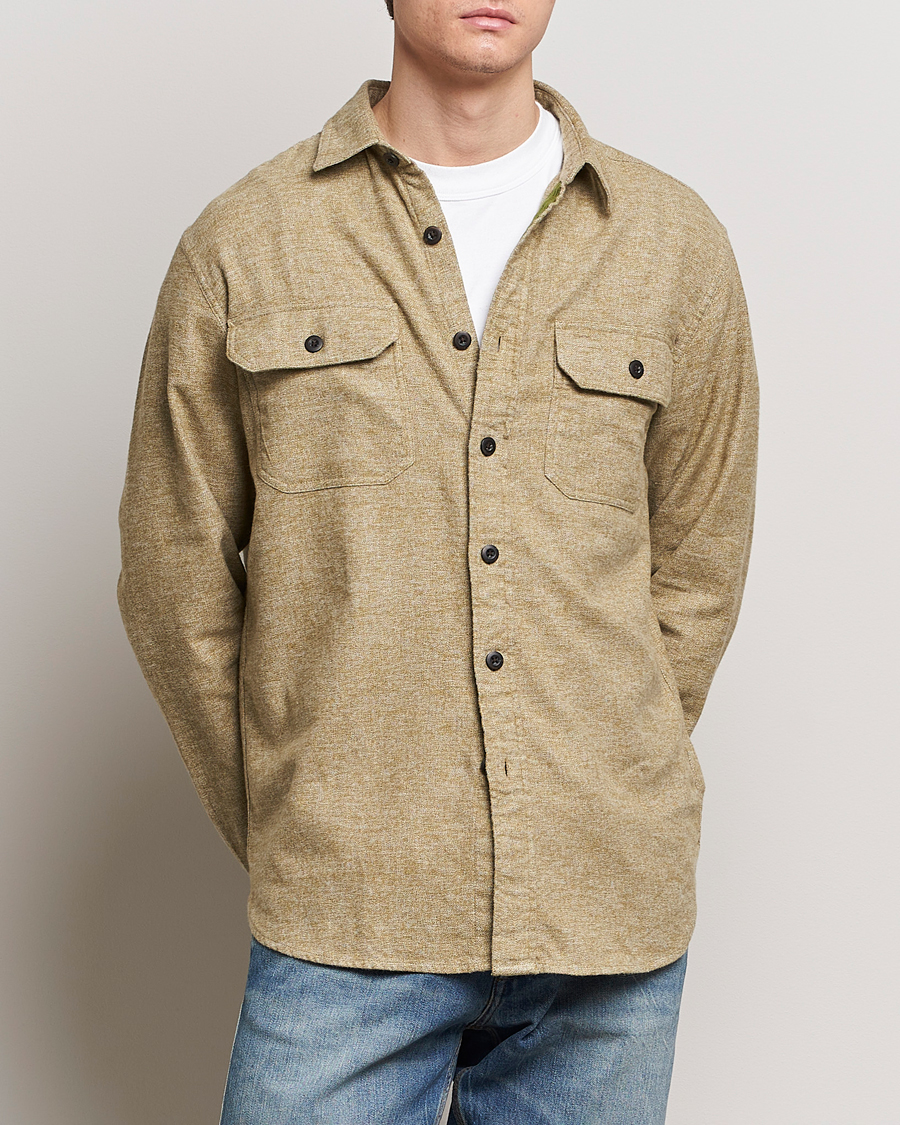 Herr |  | Pendleton | Burnside Flannel Shirt Olive