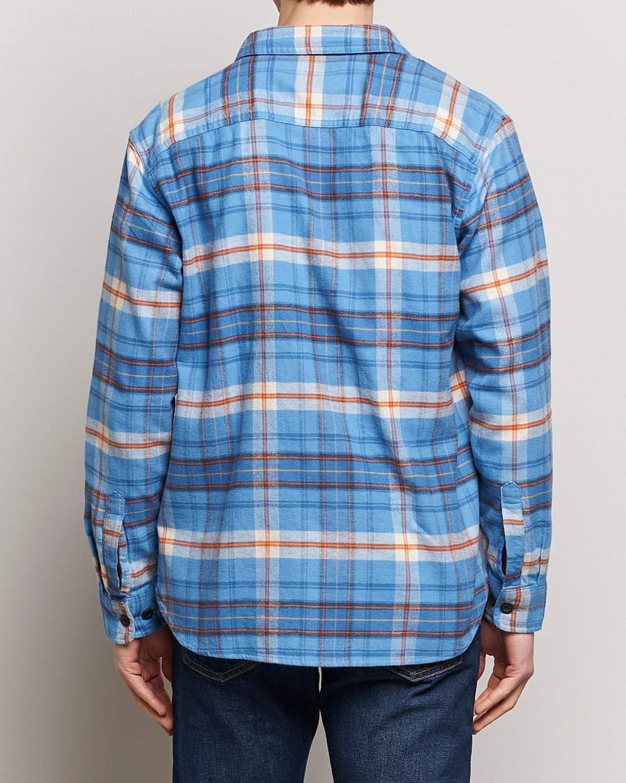Herr | Skjortor | Pendleton | Burnside Flannel Shirt Blue/Red Plaid
