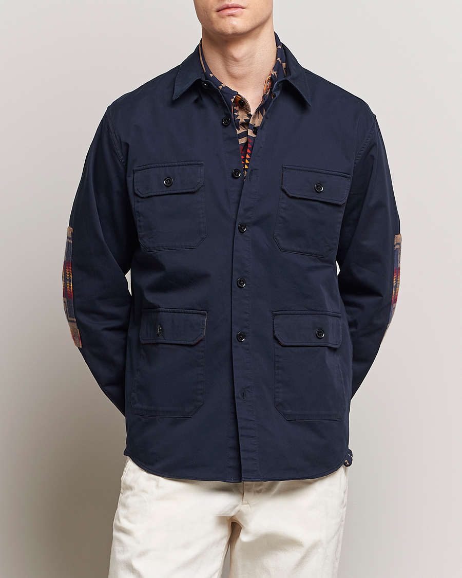 Herr | Pendleton | Pendleton | Patchwork Explorer Shirt Navy