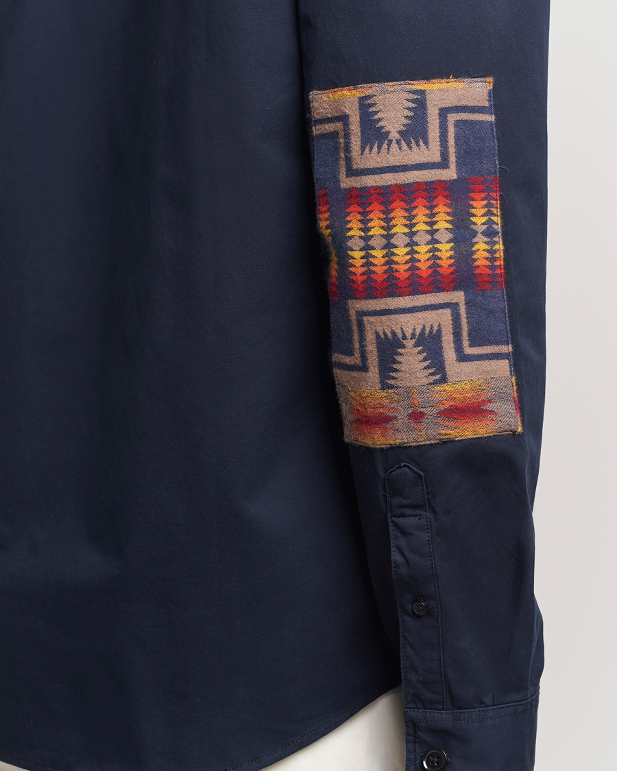Herr | Skjortor | Pendleton | Patchwork Explorer Shirt Navy