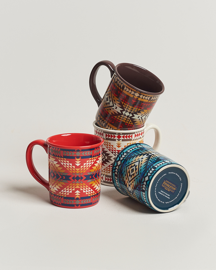 Herre | Livsstil | Pendleton | Ceramic Mug Set 4-Pack Smith Rock