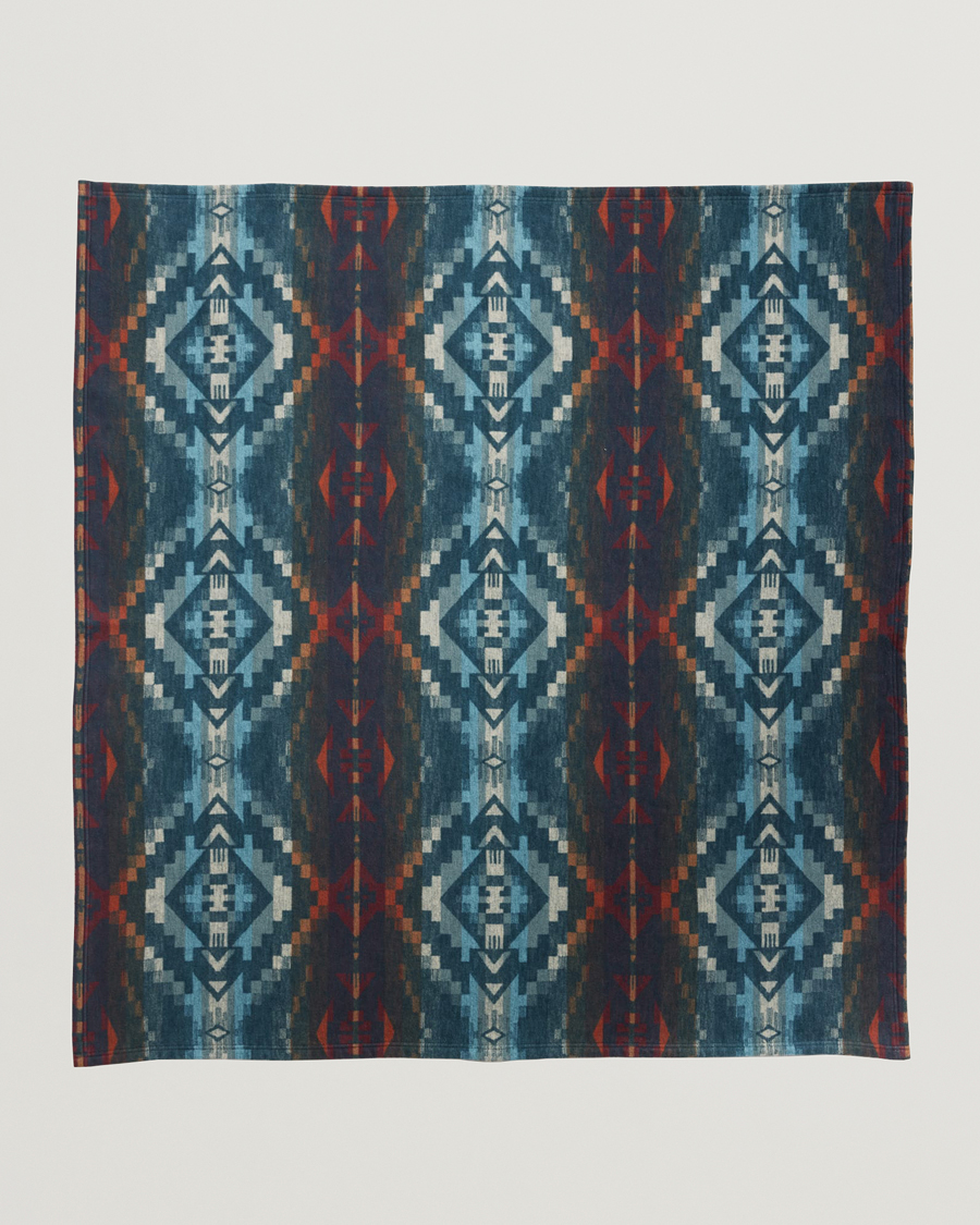 Herr | Pendleton | Pendleton | Blanket Set 2-Pack Carico/Marine Stripe