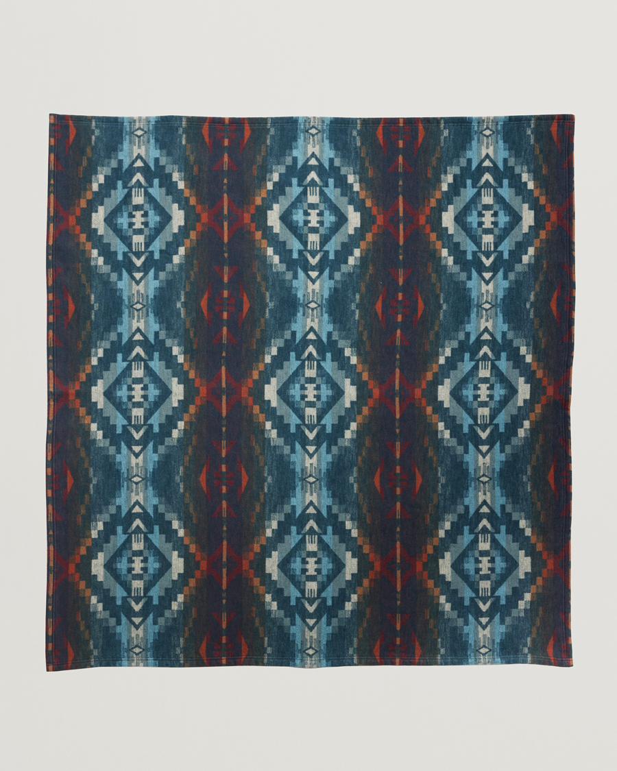 Herr | Pendleton Blanket Set 2-Pack Carico/Marine Stripe | Pendleton | Blanket Set 2-Pack Carico/Marine Stripe