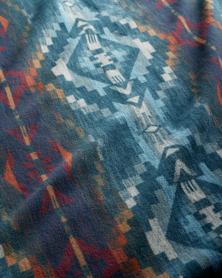 Herr | Pendleton Blanket Set 2-Pack Carico/Marine Stripe | Pendleton | Blanket Set 2-Pack Carico/Marine Stripe