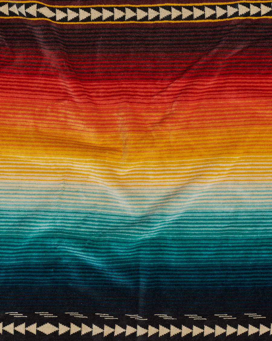 Herr | Textilier | Pendleton | Oversized Jacquard Spa Towel Saltillo Sunset
