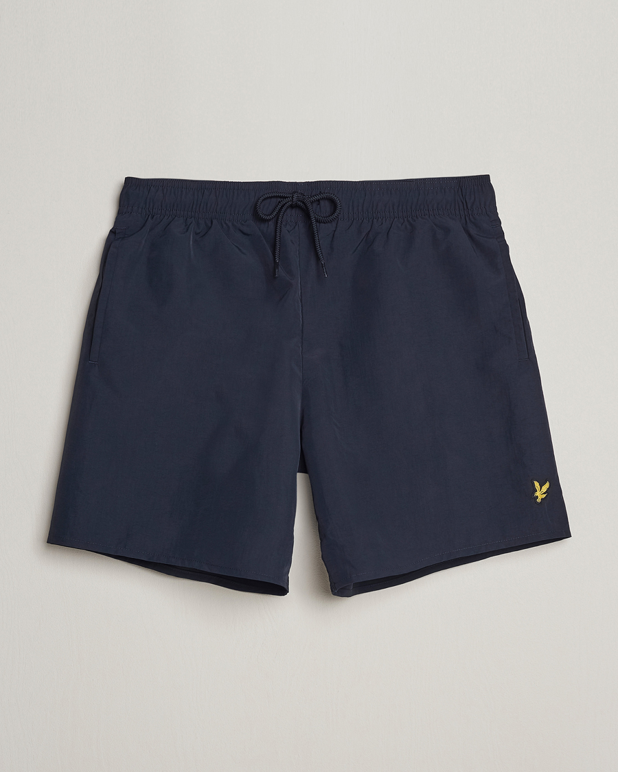 Herr | Badbyxor | Lyle & Scott | Plain Swimshorts Dark Navy