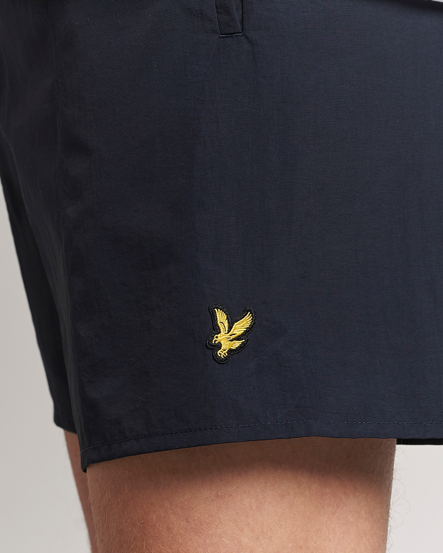 Herr | Badbyxor | Lyle & Scott | Plain Swimshorts Dark Navy