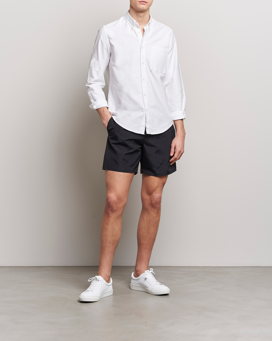 Herr | Badbyxor | Lyle & Scott | Plain Swimshorts Jet Black