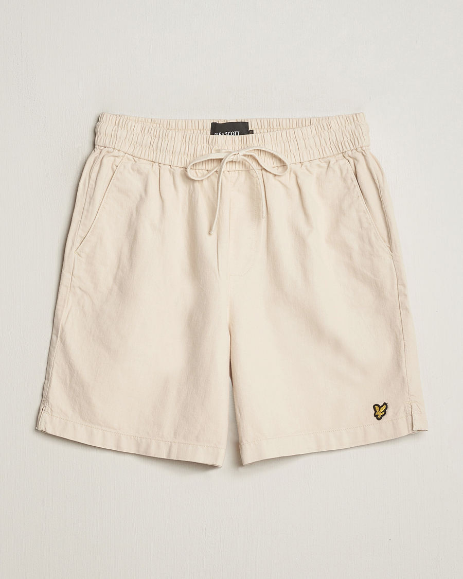 Herr | Shorts | Lyle & Scott | Linen Drawstring Shorts Cove