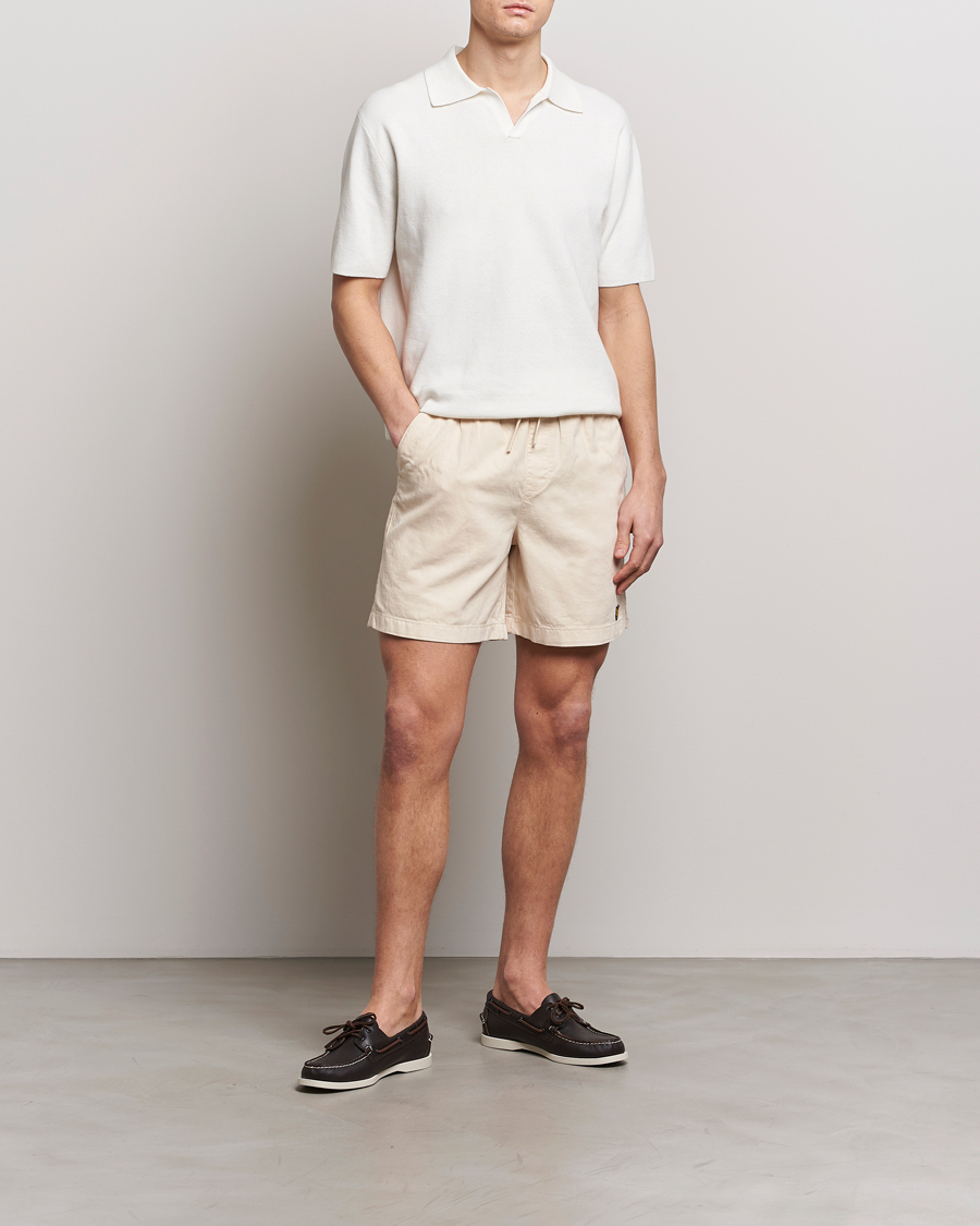 Herr | Shorts | Lyle & Scott | Linen Drawstring Shorts Cove