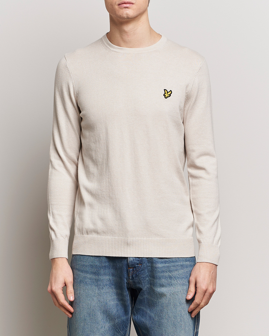 Herr | 20% rea | Lyle & Scott | Cotton/Merino Knitted Crew Neck Cove