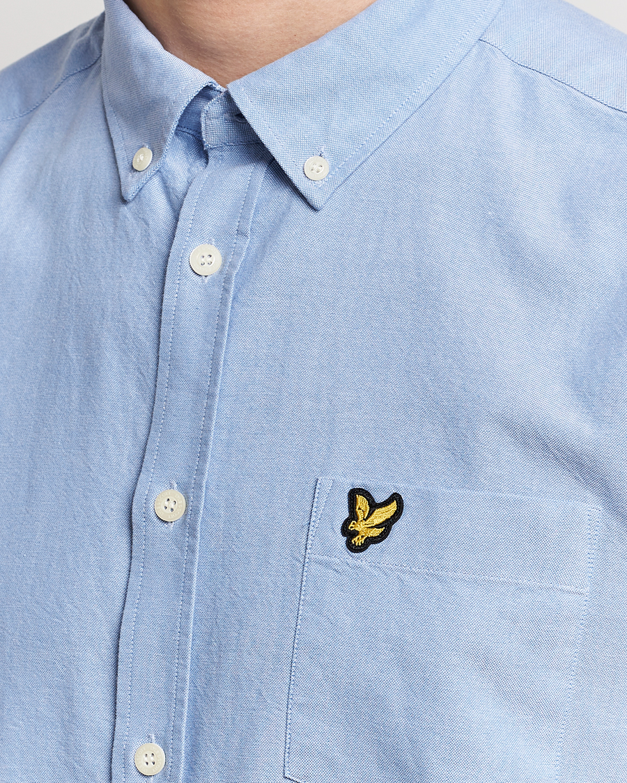 Herr | Skjortor | Lyle & Scott | Lightweight Oxford Short Sleeve Shirt Riviera