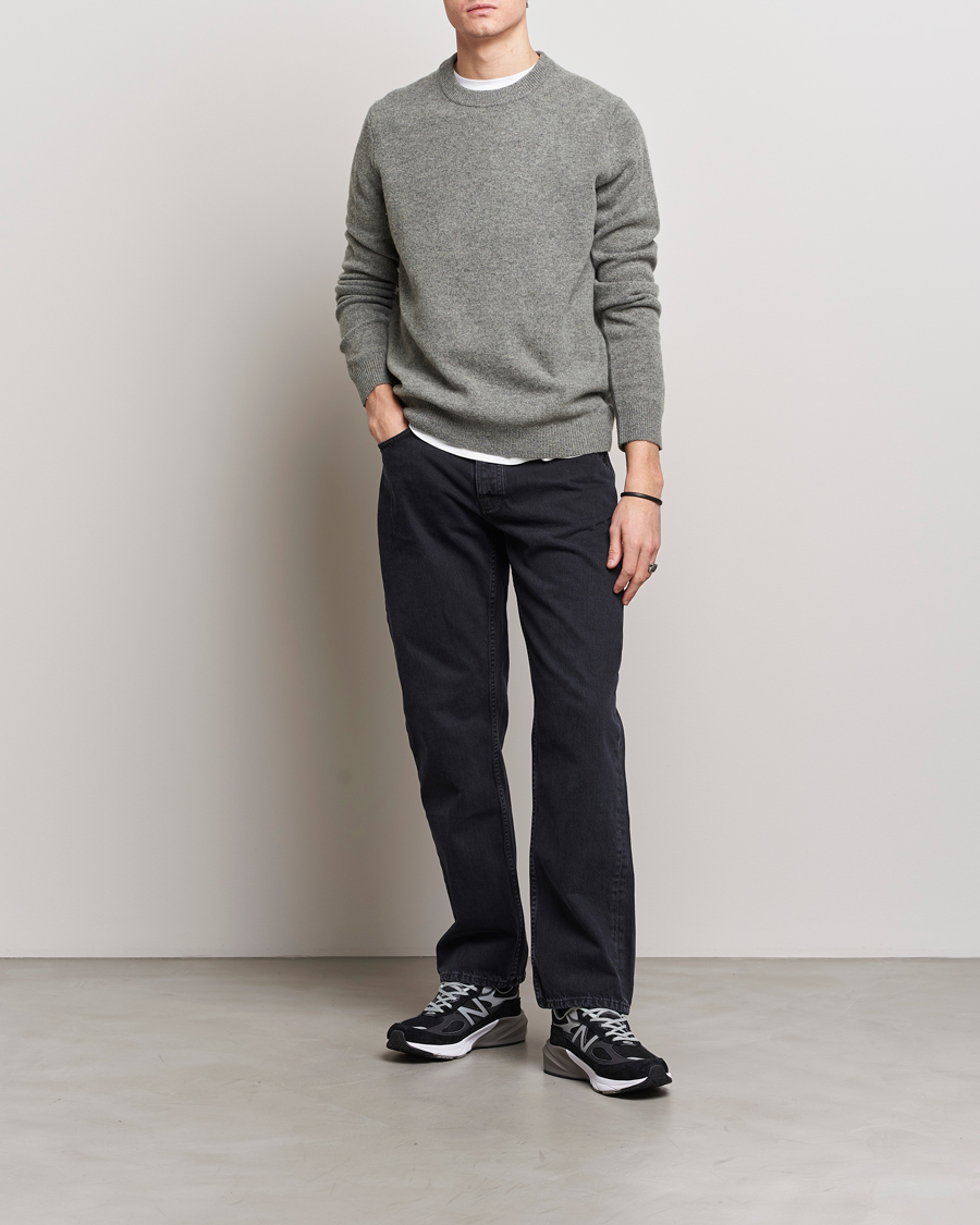 Herr | Tröjor | Samsøe Samsøe | Isak Crew Neck Dark Grey