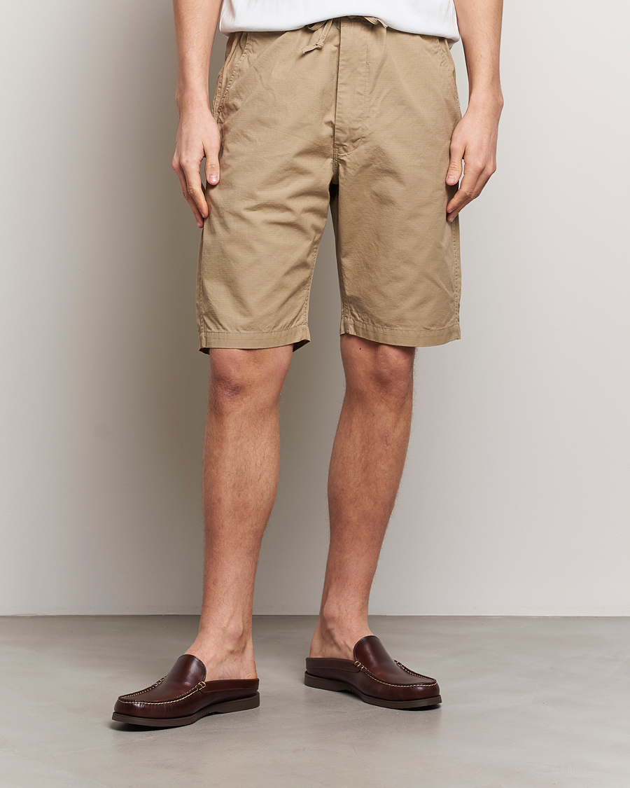 Herr | Drawstringshorts | orSlow | New Yorker Shorts Beige