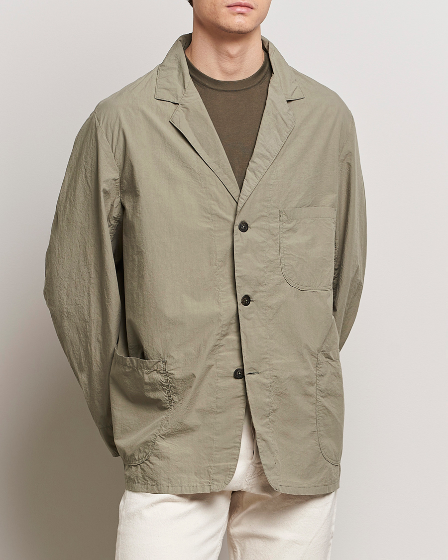 Herr | Japanese Department | orSlow | Unconstructed Cotton Blazer Greige