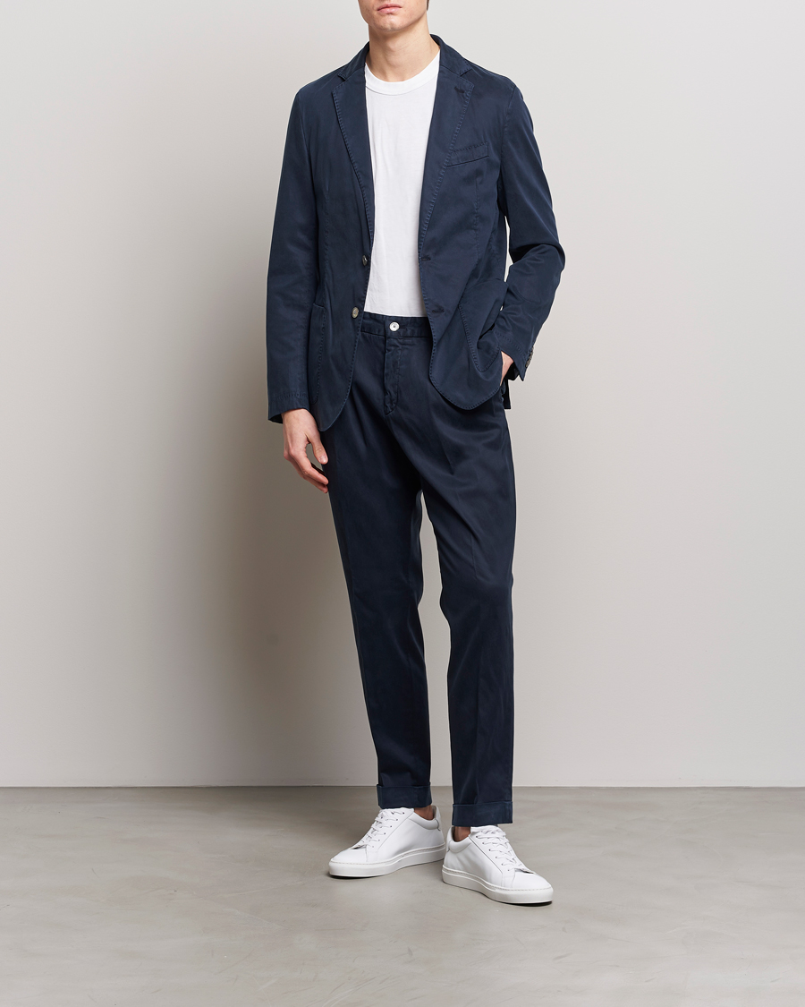 Herr | Kläder | BOSS BLACK | Hanry Cotton Suit Dark Blue