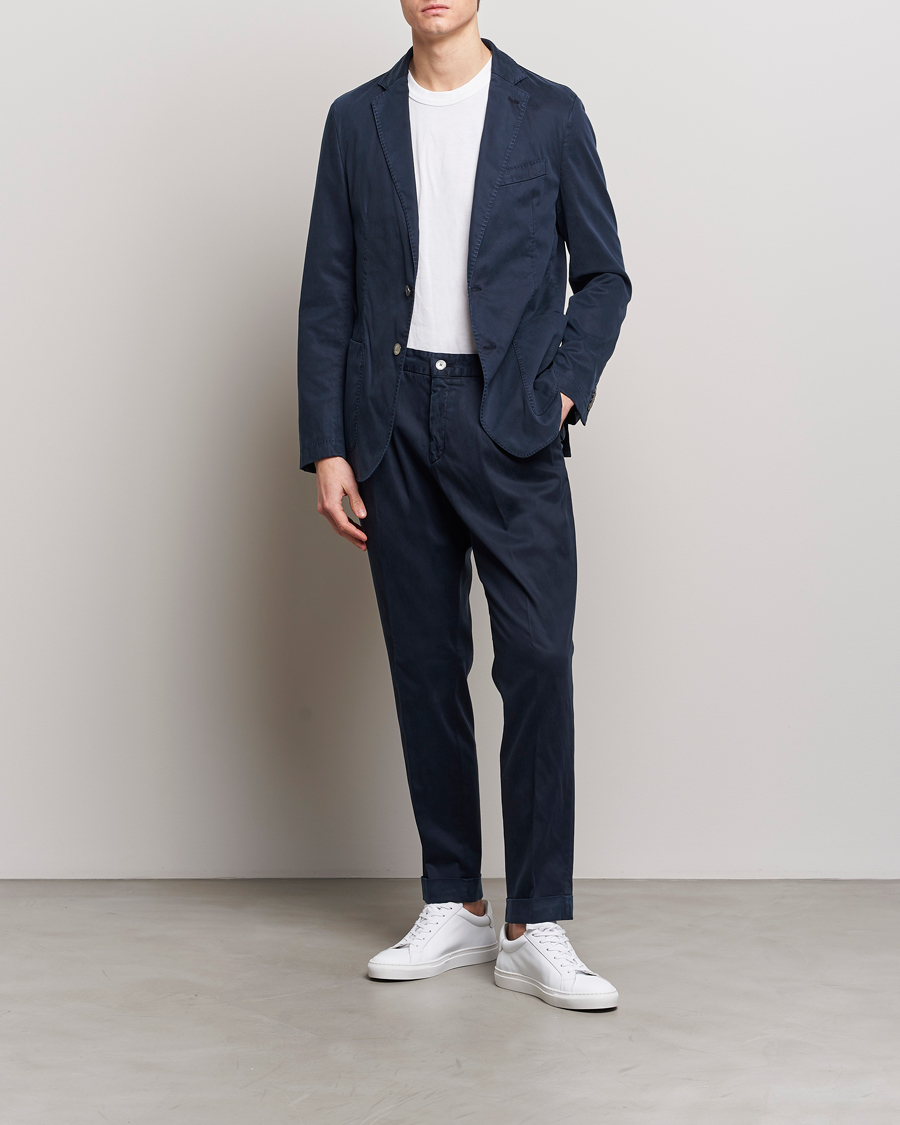 Herr | Business & Beyond | BOSS BLACK | Hanry Cotton Suit Dark Blue