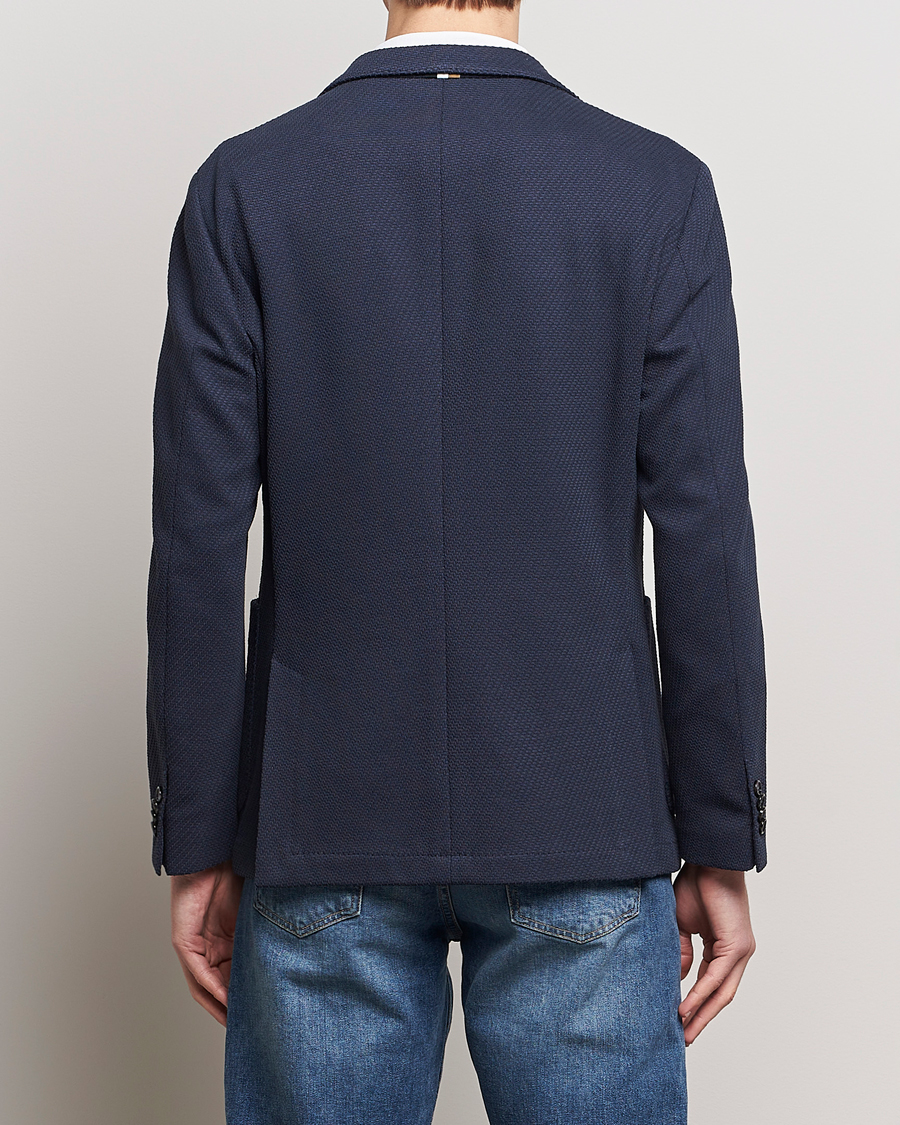 Herr | Kavajer | BOSS BLACK | Hanry Structured Jersey Blazer Dark Blue