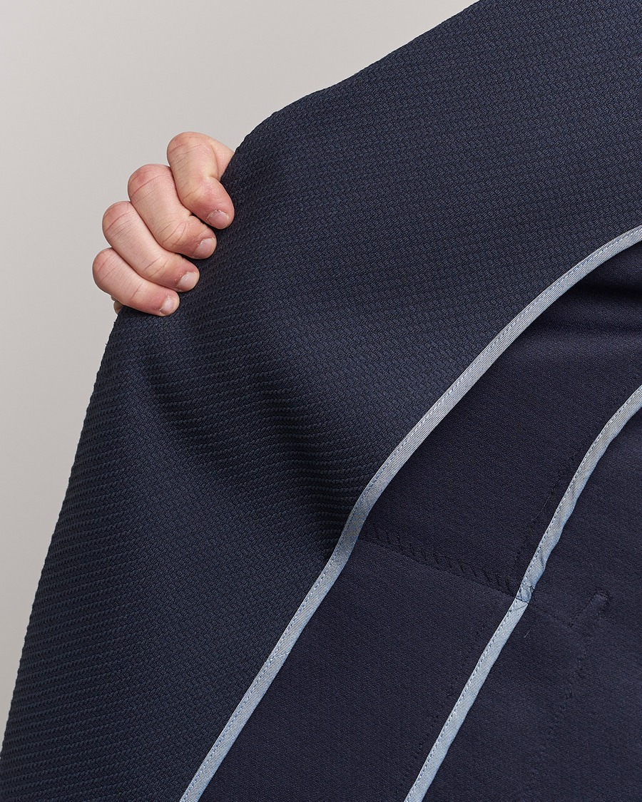 Herr | Kavajer | BOSS BLACK | Hanry Structured Jersey Blazer Dark Blue