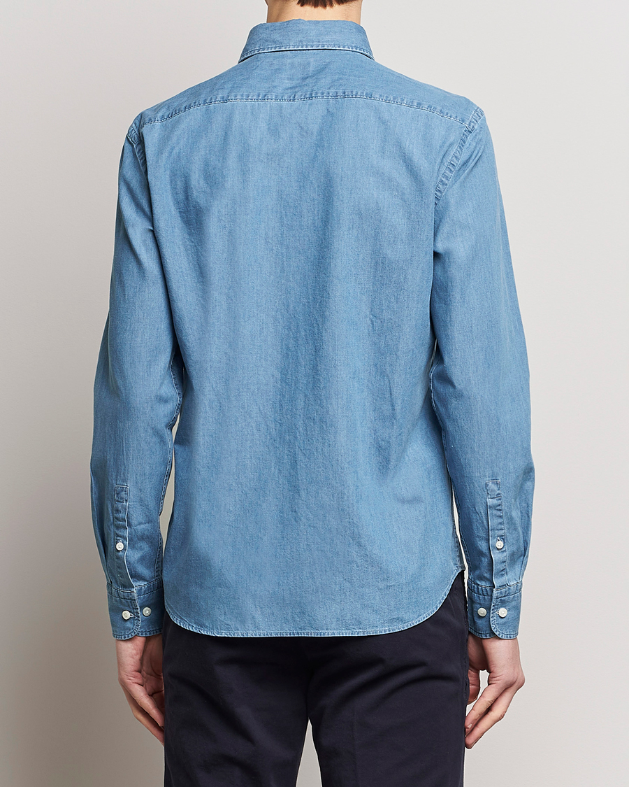 Herr | Skjortor | BOSS BLACK | Hal Cotton Shirt Medium Blue