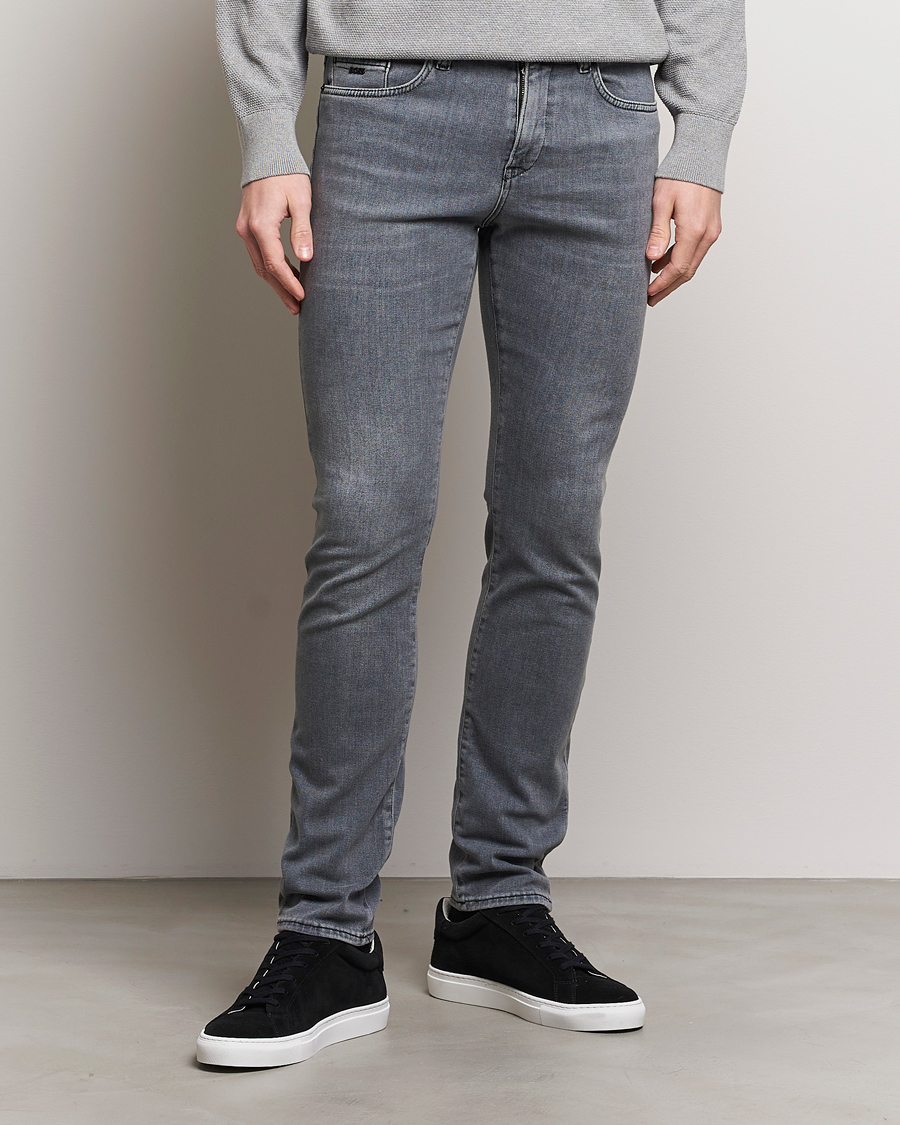 Herr | Grå jeans | BOSS BLACK | Delaware Jeans Dark Grey