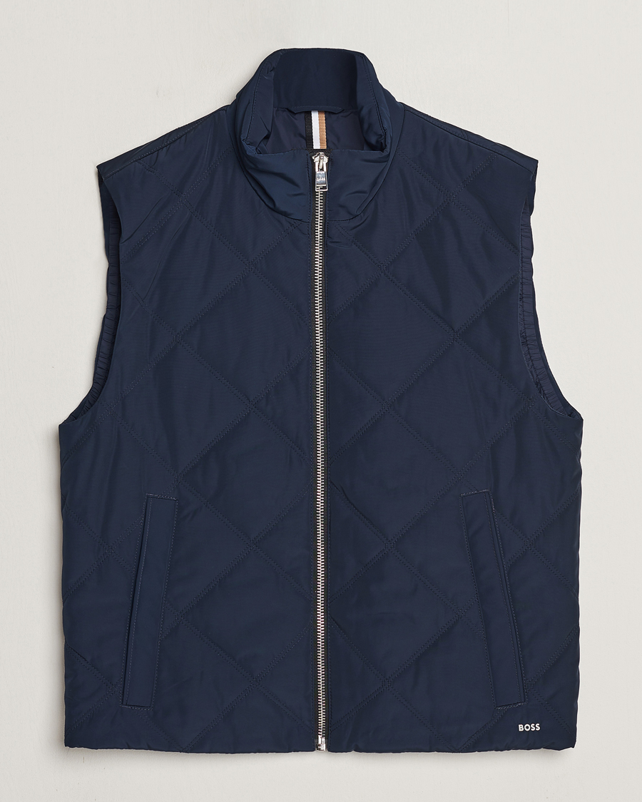 Herr | Jackor | BOSS BLACK | Crebo Vest Dark Blue