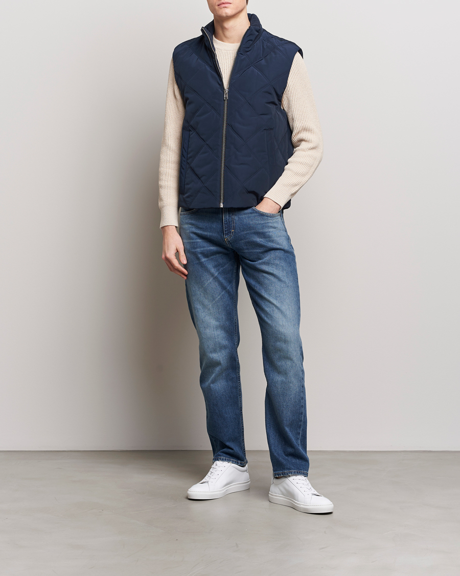 Herr | Jackor | BOSS BLACK | Crebo Vest Dark Blue