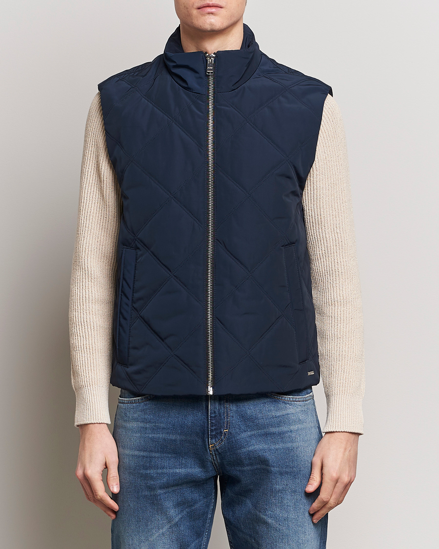 Herr | Jackor | BOSS BLACK | Crebo Vest Dark Blue