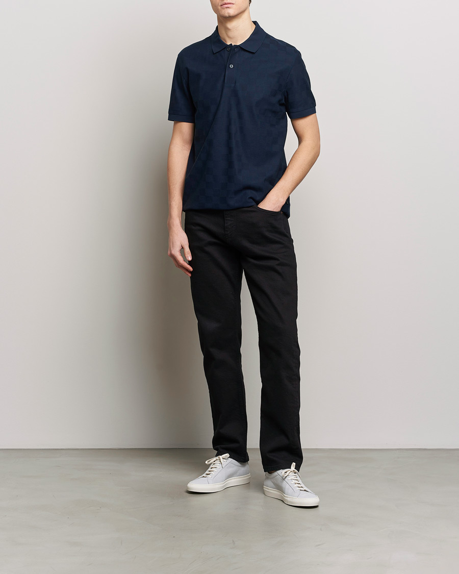 Herr | Pikéer | BOSS BLACK | Porsche Parlay Jersey Piké Dark Blue