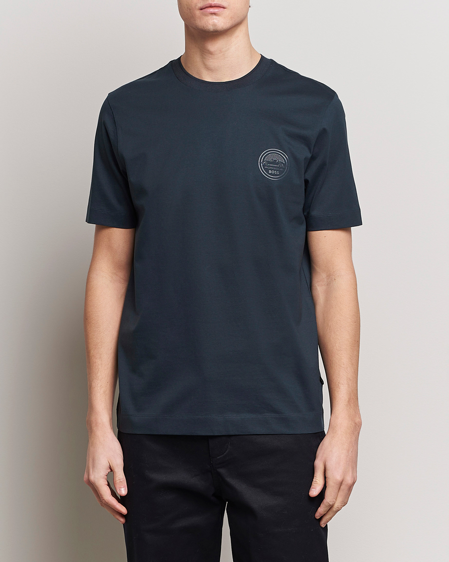 Herr |  | BOSS BLACK | Porsche Thompson T-Shirt Dark Blue