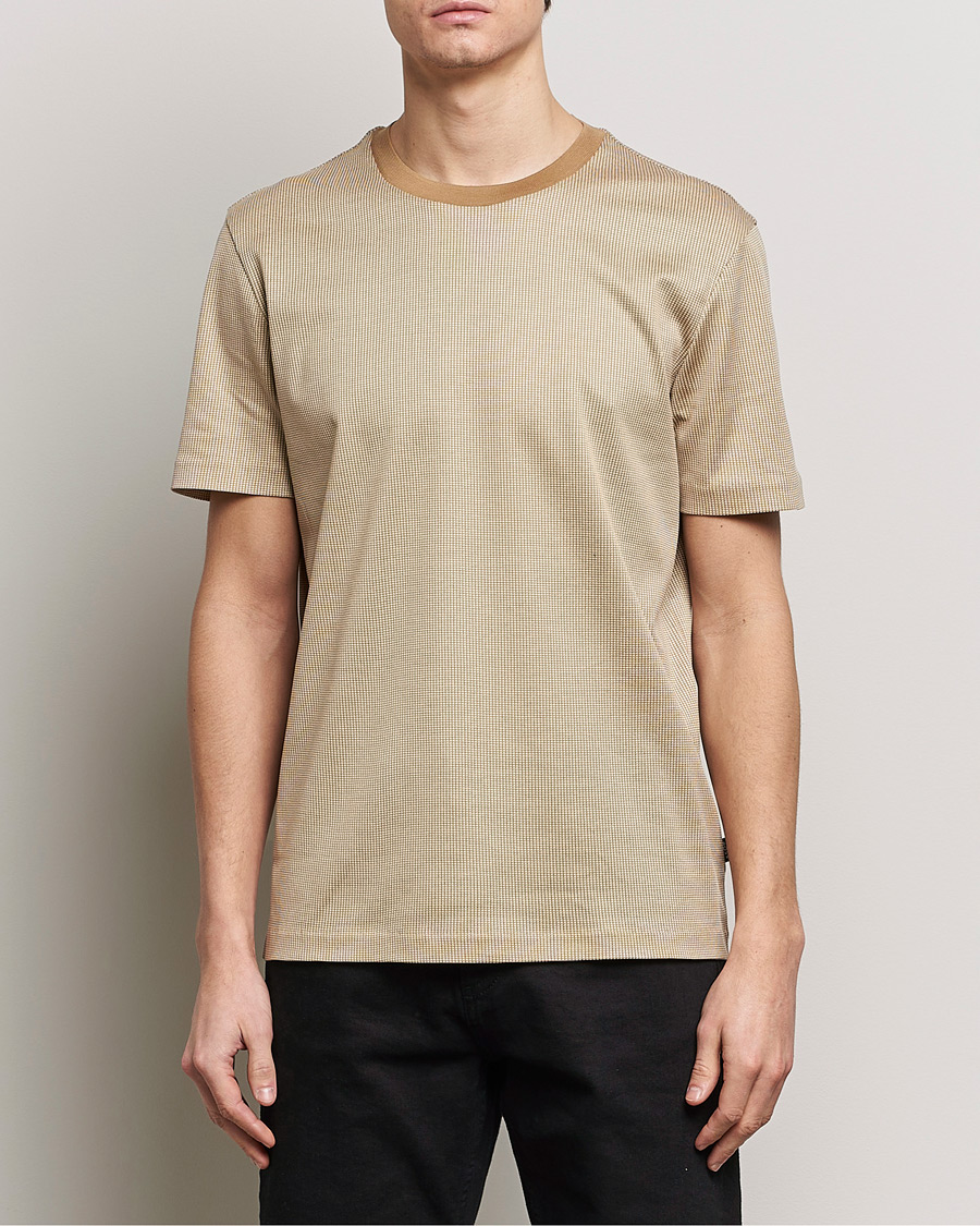 Herr |  | BOSS BLACK | Tiburt Crew Neck T-Shirt Medium Beige