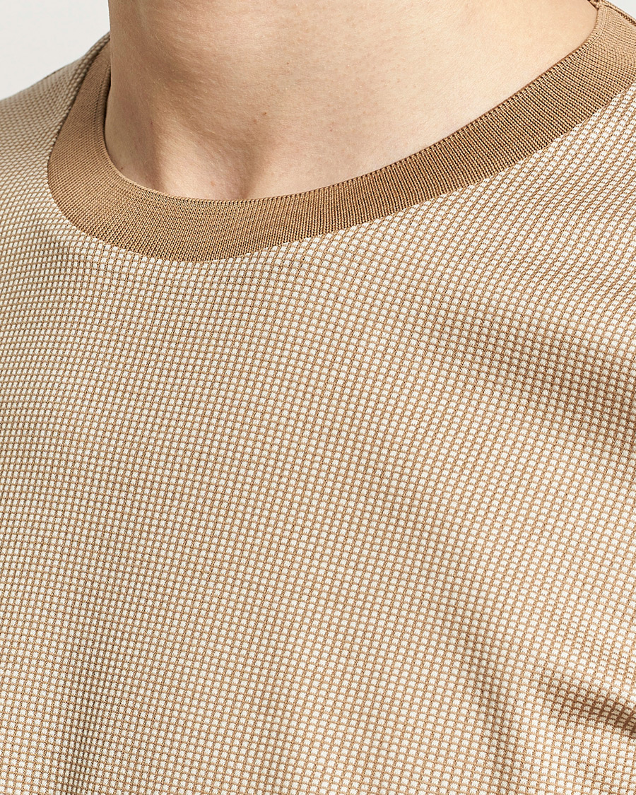Herr | T-Shirts | BOSS BLACK | Tiburt Crew Neck T-Shirt Medium Beige