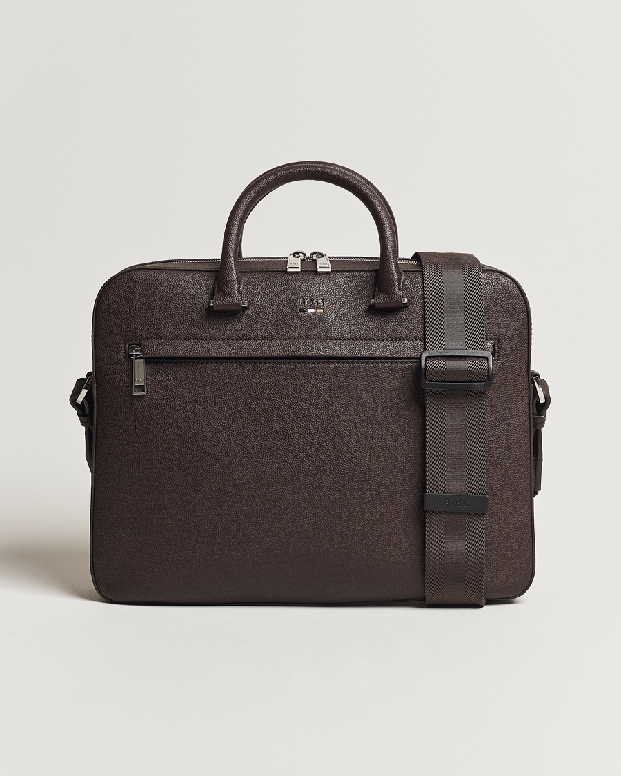 Herr | BOSS BLACK Ray Document Case Dark Brown | BOSS BLACK | Ray Document Case Dark Brown
