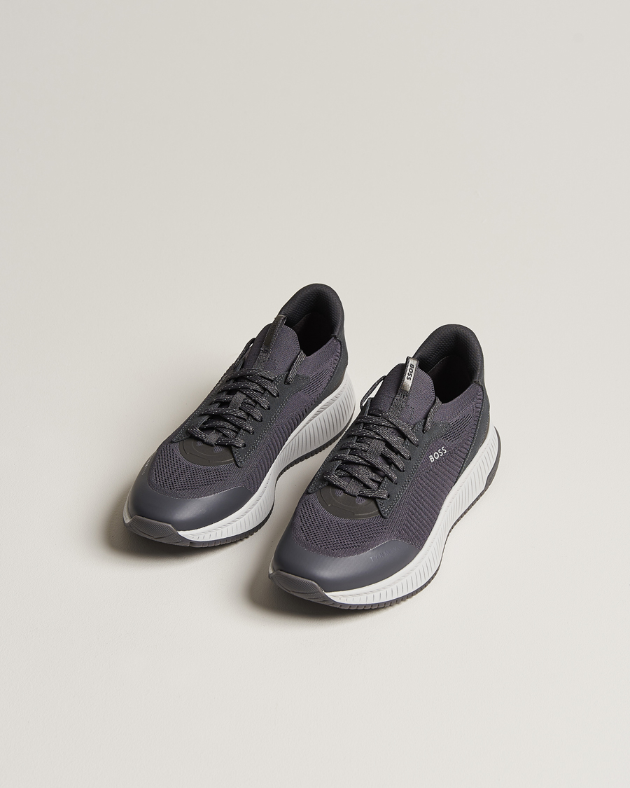 Herr | BOSS | BOSS BLACK | Titanium Evo Sneaker Grey
