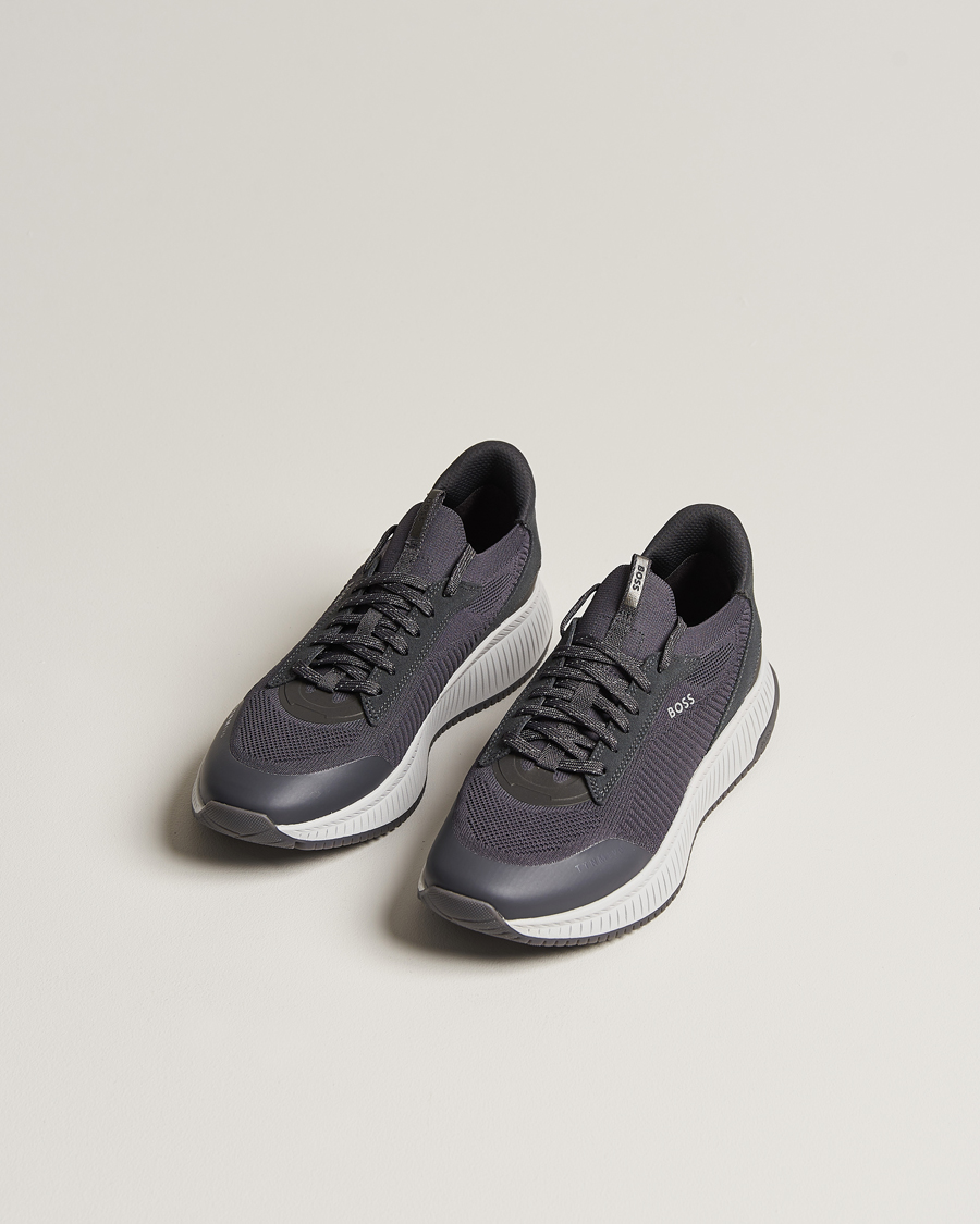 Herr | Avdelningar | BOSS BLACK | Titanium Evo Sneaker Grey