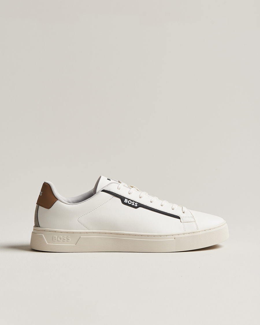 Herr | BOSS BLACK Rhys Tenn Sneaker Open White | BOSS BLACK | Rhys Tenn Sneaker Open White