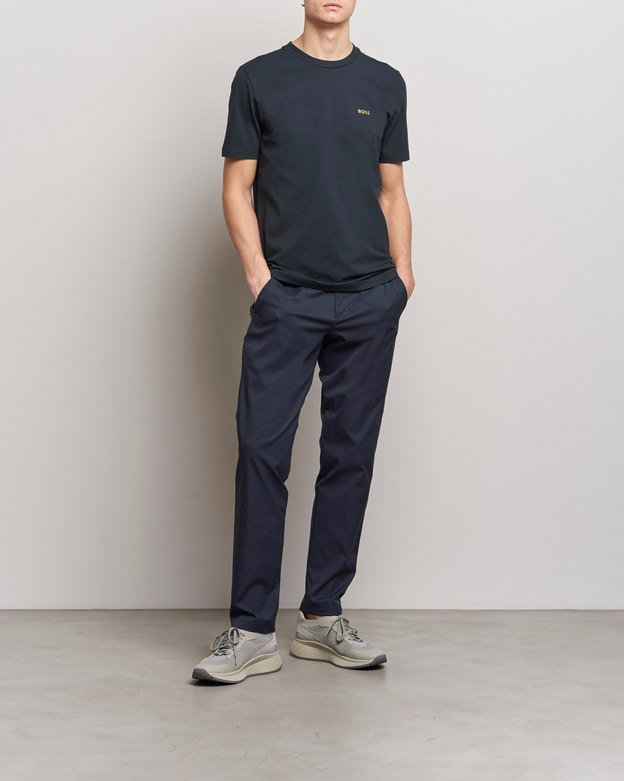 Herr | Byxor | BOSS GREEN | Phoenix Golf Trousers Dark Blue