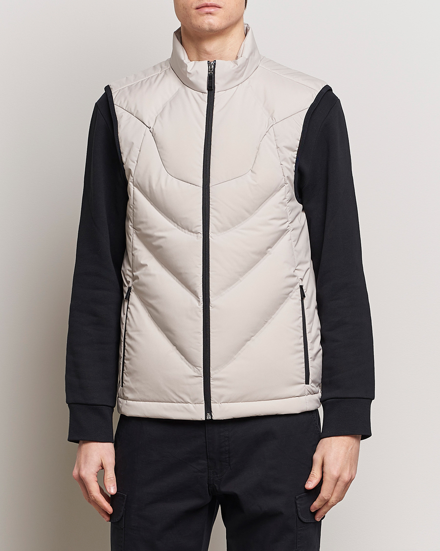 Herr | Jackor | BOSS GREEN | Titanium Vest Light Beige