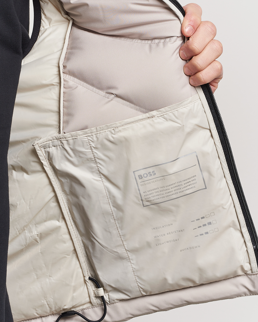Herr | Jackor | BOSS GREEN | Titanium Vest Light Beige