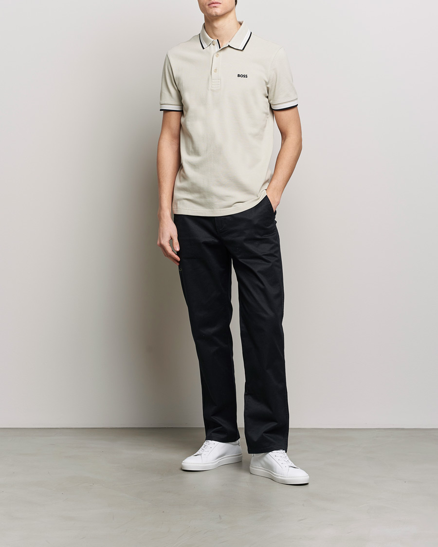 Herr | Pikéer | BOSS GREEN | Paddy Piké Light Beige