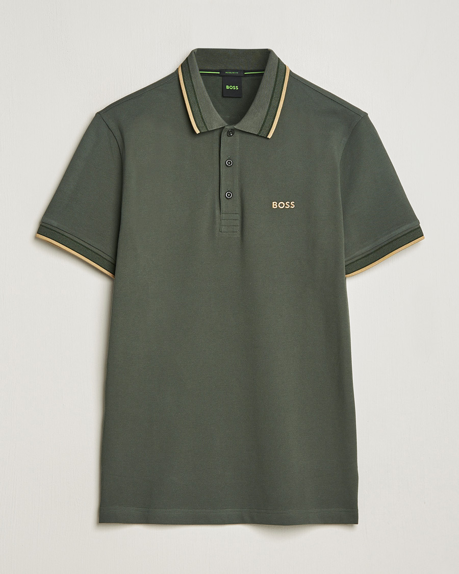 Herr | Pikéer | BOSS GREEN | Paddy Piké Open Green