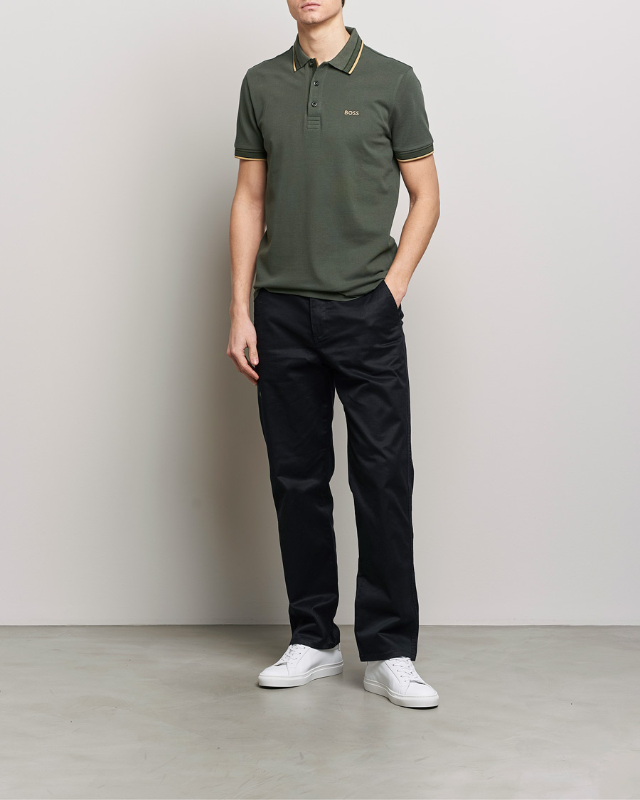 Herr | Pikéer | BOSS GREEN | Paddy Piké Open Green