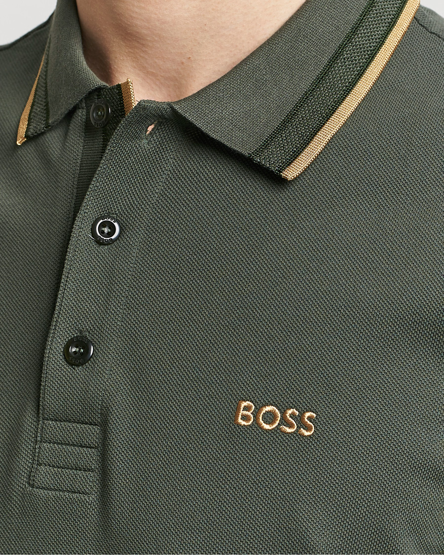Herr | Pikéer | BOSS GREEN | Paddy Piké Open Green