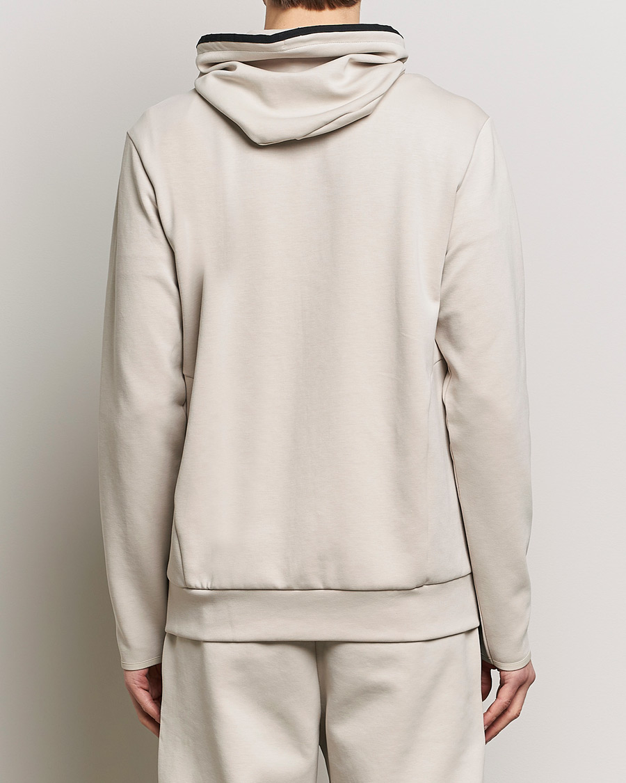 Herr | Tröjor | BOSS GREEN | Saggy Full-Zip Hoodie Light Beige