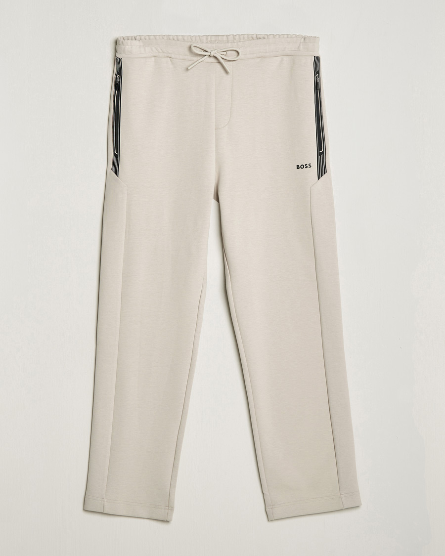 Herr | Byxor | BOSS GREEN | Hadim Sweatpants Light Beige