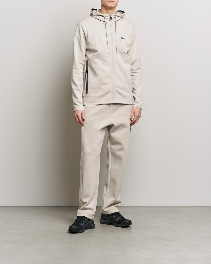 Herr | Byxor | BOSS GREEN | Hadim Sweatpants Light Beige