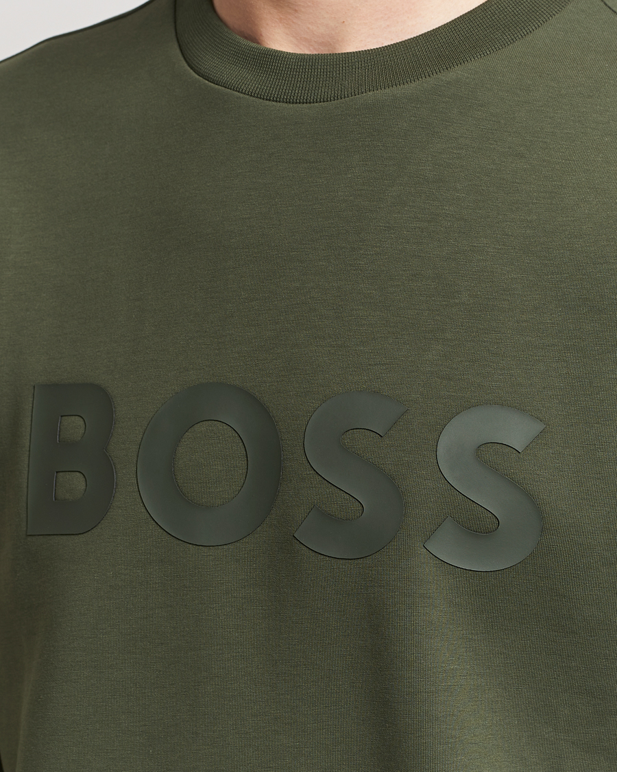 Herr | Tröjor | BOSS GREEN | Salbo Logo Sweatshirt Open Green